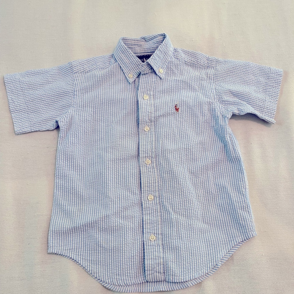 Ralph Lauren Seersucker Shirt size 4